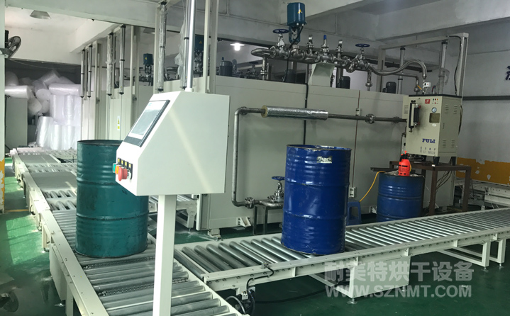 化工圆桶油桶烘干隧道炉