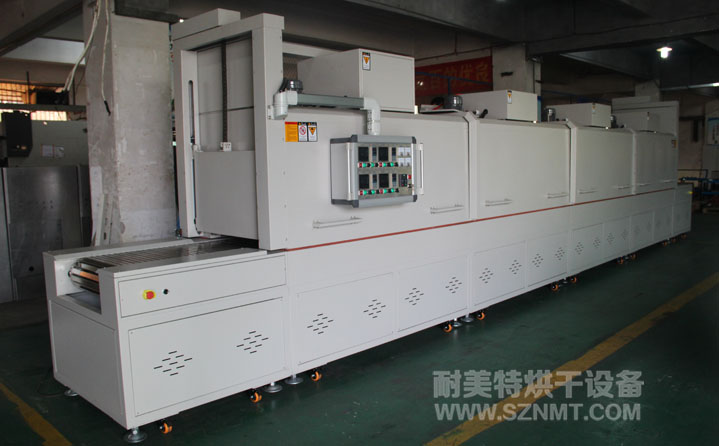 10.2米点胶固化隧道式烘干炉